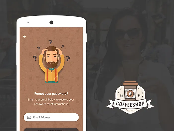 Forgot Password UI designs, themes, templates and downloadable graphic ...