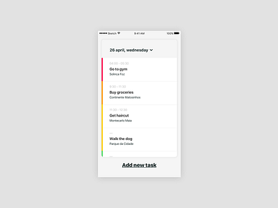 ToDo list app card challenge daily dailyui list mobile task todo ui ux