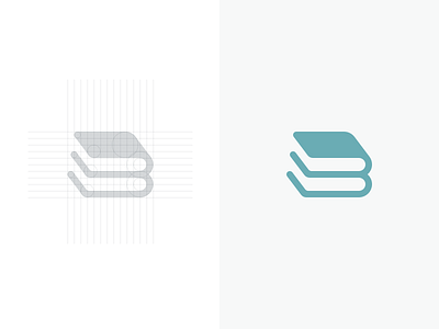 B+Books b book grid logo logogrid
