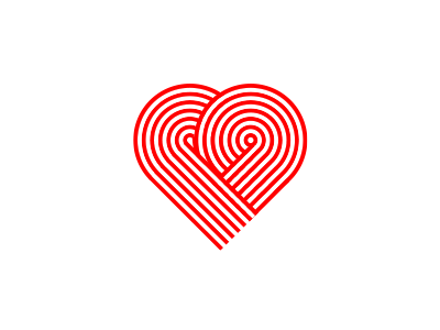 Hugging heart 80s foldedheart heart heartlogo hug huggingheart hugs illustrator love loveheart stripyart stripydesign