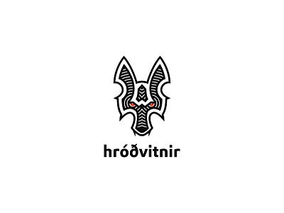 Fenrir Mythical Logo beast creature fenrir hell hrodvitnir legend logo mythical mythology wolf