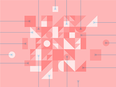 How to Design for Internal Groups geometric illustration visual design