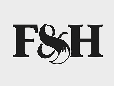 Fox and Hounds brand brewery f and h gastropub graphic design identity logo logo design monogram pub