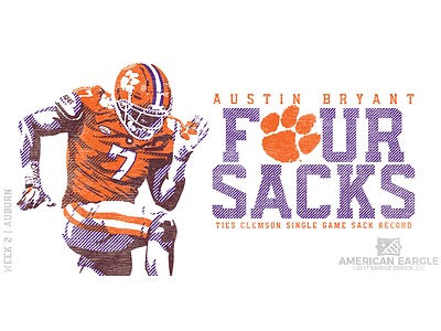 Week 2 Review - Clemson Football clemson football illustration sports sports design sports illustration