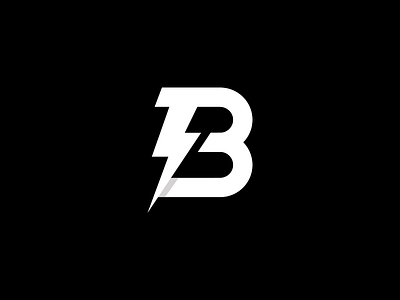 B Electric b letter logo logotype mark monogram symbol typography