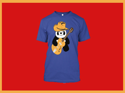 Funny Panda With Guitar animal lover funny panda shirt funny panda t shirt funny panda with guitar t shirt guitaris guitarist panda with guitar pandalover