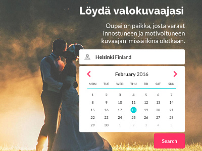 Wedding photography finder calendar time ui weddings