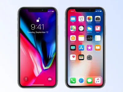 iPhone X Mockup - Affinity Designer affinity designer apple freebie iphone x mockup