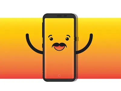 Mobile man (16/365) character galaxy s8 mobile phone phone s8