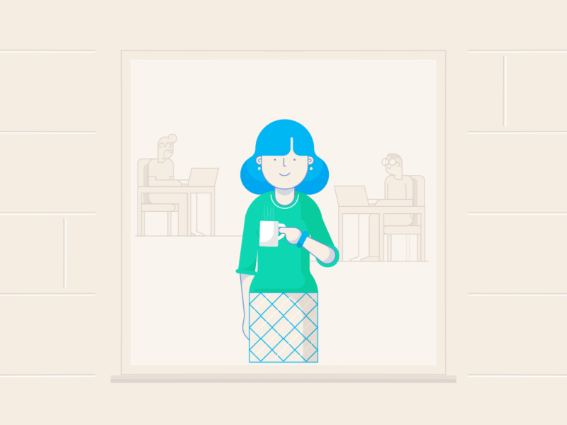 Office business coffee gif manager office