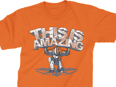 Destiny 2: Shaxx 'Amazing' T-Shirt apparel crucible destiny destiny 2 shaxx shirt vector video games