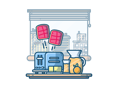 Welcome to the game! 🍞😊🏀🏀 breakfast design dribbble flat icon illustration illustrator invitation lineart minimal shots vector