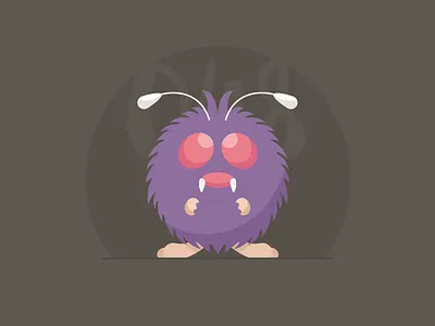 048 Venonat 100days illustration pokemon sketch vector