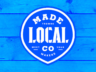 Madelocalogo badge local logo makers tag