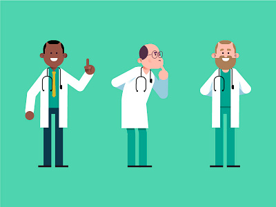 Male doctor for Freepik doctor flat