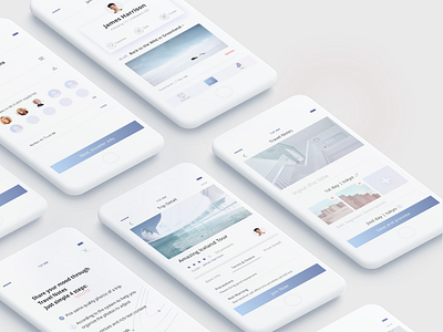 Travel app - 3 app bright chill ui