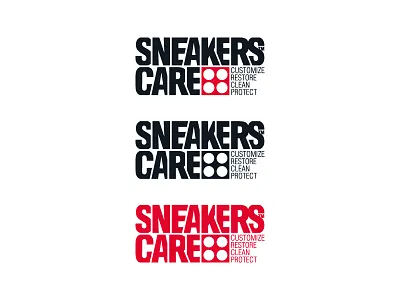 Sneakers Care Branding helvetica logo sneaker sneaker products sneakerhead vector