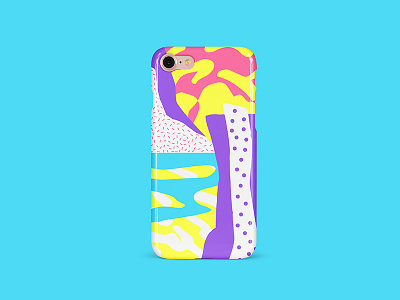 Cliff Phone Case (2/3) abstract buildings case city colour design graphics illustration pattern phone texture vibrant