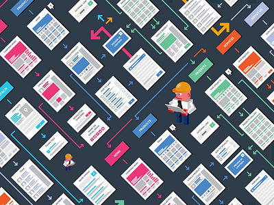 EasyOne Website Flowchart Template flowchart flows site map sitemap user experience ux web design webdev website wireframes wireframing