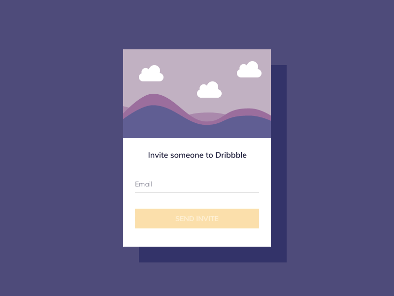 Day 21 - Invite someone 100 days of ui animation interaction invite transition ui ui challenge