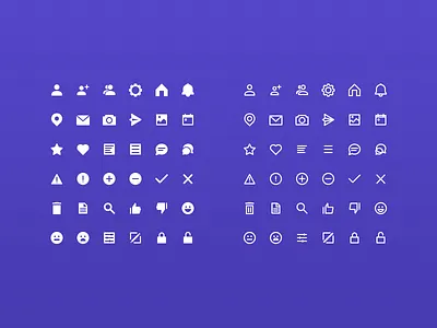 UI Icon Set filled flat icon icon set line icon person set stroke ui
