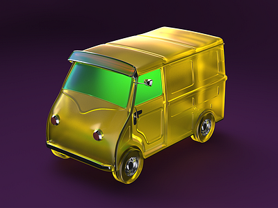 Goggomobil 3d 3ds max modelling plastic rendering vray