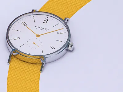 Nomos Tangente #2 3d cad cgi cinema4d colima mexico nomos product render rendering watch watches