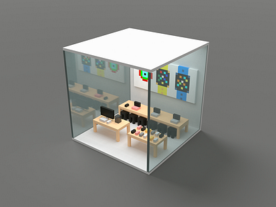 Apple Store (WIP) 3d apple arkit store