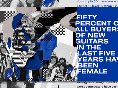 Article Illustration art article collage female paper pattern