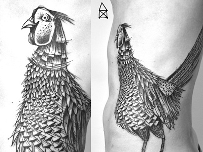 Pheasant (Faisán) farbenpracht germany illustration miriam frank tattoo miriamfrank munich tattoo artist tattoo girl tattoomunich tätowierung visual art form