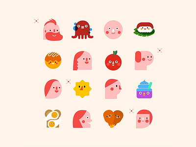 bootake illustration : Food Crush app bootake candy character food game illustration splash vector