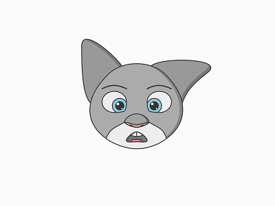 What? animal cartoon cat logo mouse