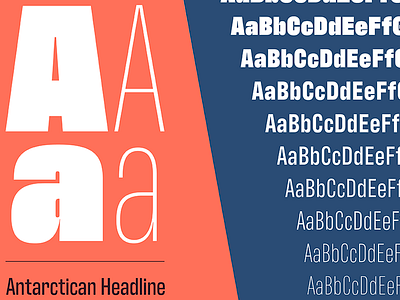 Antarctican has range! font letting type type design typeface typography