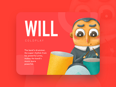 Will children coldplay color cute illustration music