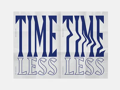 TIMELESS distorted type harbour lyrics music poster print serif trend tumblr typography wave