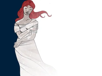 Bookcover - The girl who got away book cover illustration ink photoshop