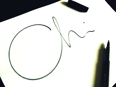 Chi brush calligraphy chi energy flow handwritten lettering meditate sketch type unique
