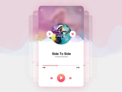 Music player app design music player ui ux