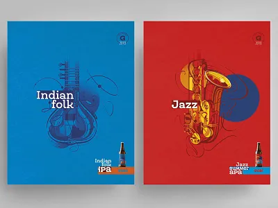 Poster for Craft beer GUSI beer craft poster