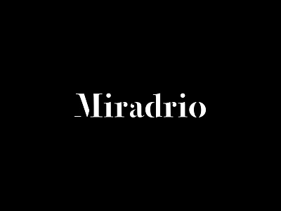 Miradrio Logo design brand brandidentity design dribbble glass graphic graphicdesign identity logo logodesign logodesigner logotype