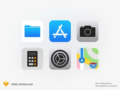 iOS11 Upgrade Success! app apple appstore calculator camera file icon ios11 iphone iphonex map sketch