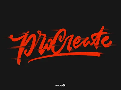 Procreate calligraphy custom type ipad lettering lettering logo logotype procreate type typemate typography