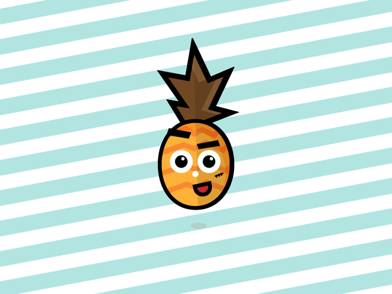 Ananas - Pineapple Character ananas animation character pineapple