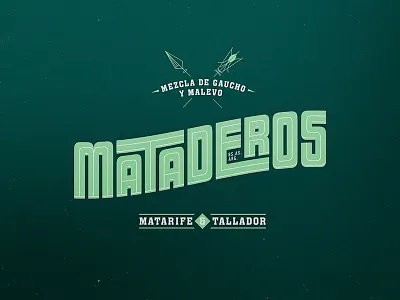 Neighborhood Porteños barrios calligraphy font handlettering lettering logo neighborhood type typography vectors