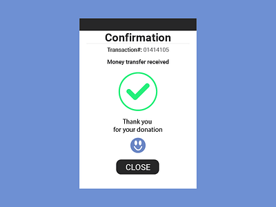 Daily Ui 054 Confirmation confirmation daily ui daily ui 054 fintech graphic design material design money transfer product design typography ui ux web design