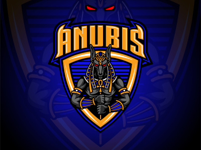 Anubis Logo | Anubis ESports Logo | Anubis Mascot Logo For Sale anubis clan esport esports gaming logo mascot premade sports team