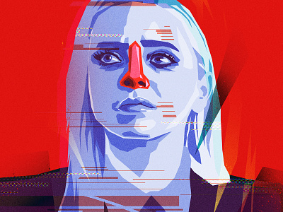 Angela_demo_1.2 angelamoss illustration mrrobot wip workinprogress