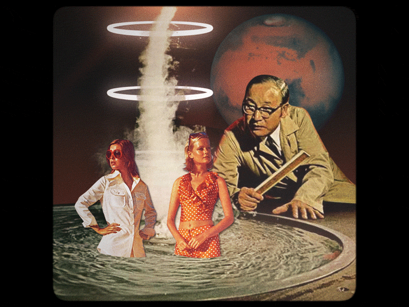 Fountain Of Youth animation collage gif motion design retro surrealism