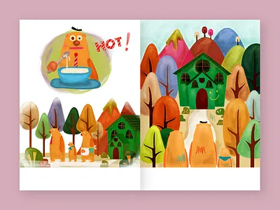 story book cover cover goldilocks illustration kids story