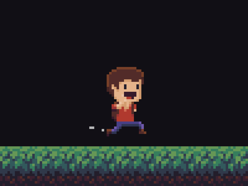 Run Animation animation character gif pixel art run